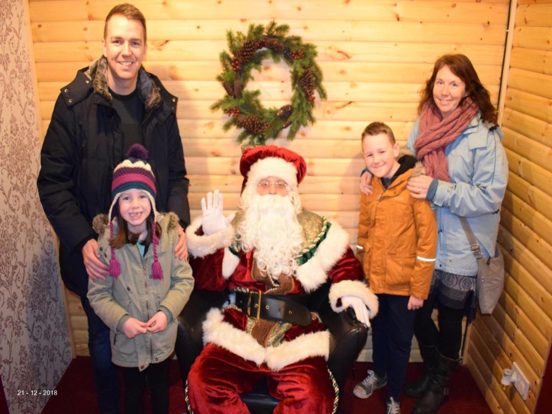 Visiting Father Christmas at Gulliver’s Land 