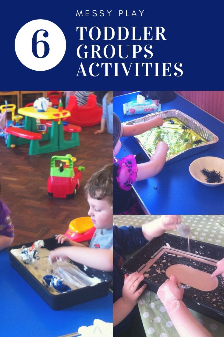 Messy play toddler group activities 