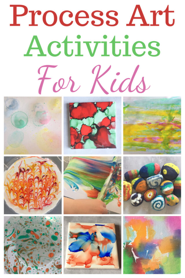 Process Art Activities for Kids of Different Ages