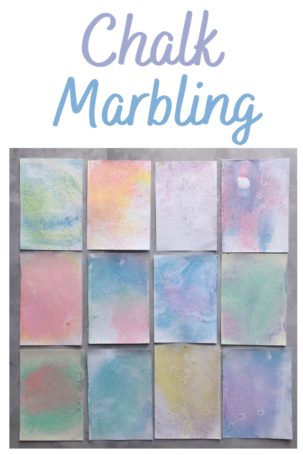 Chalk marbling 