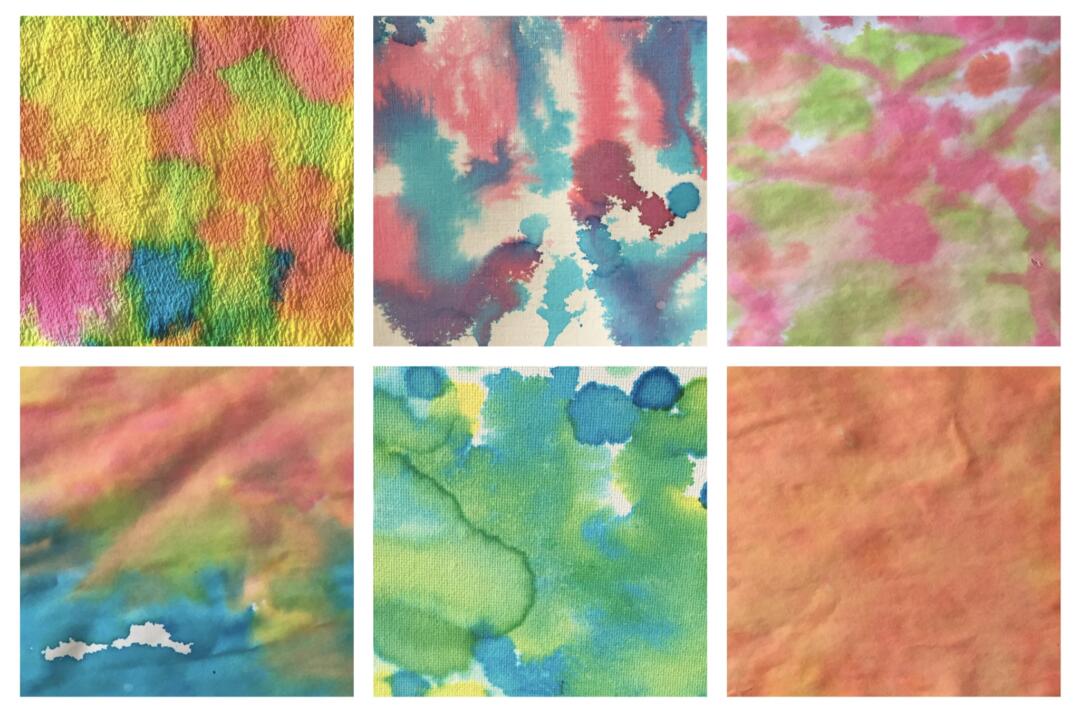 Creating Art with Food Colouring on Wet Paper