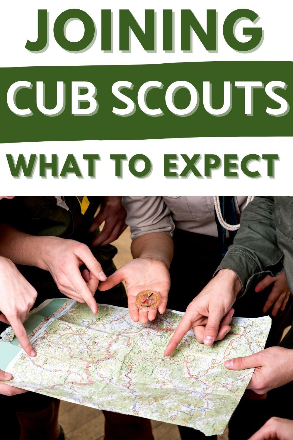 Joining Cubs - What to expect Cubs reading a map