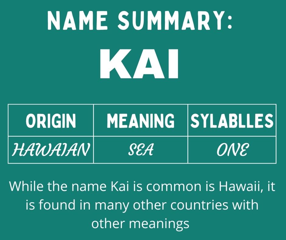 Name Summary-Kai